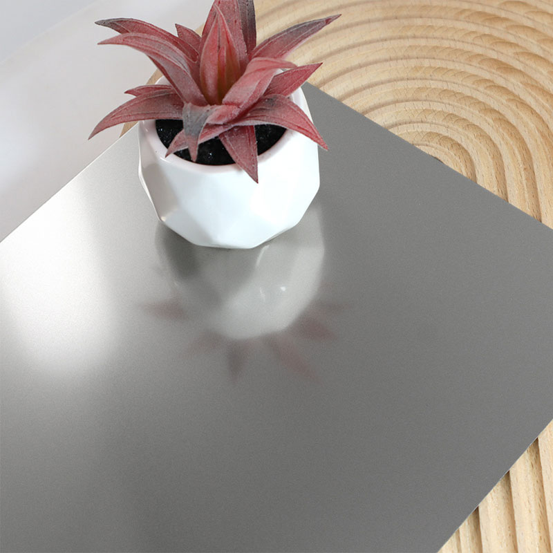 Stainless Steel Sandblasted Silver Shiny sheet