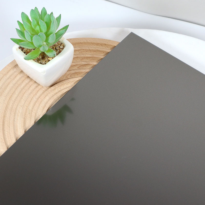 Stainless Steel Sandblasted Black Shiny AFP Sheet