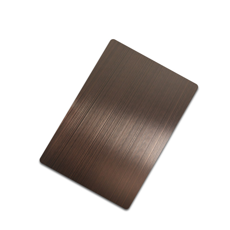 Stainless Steel Antique Copper Matt Sheet