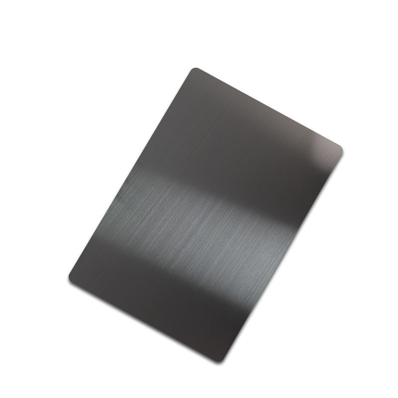Stainless Steel Hairline PVD Black ShinyAFP Sheet