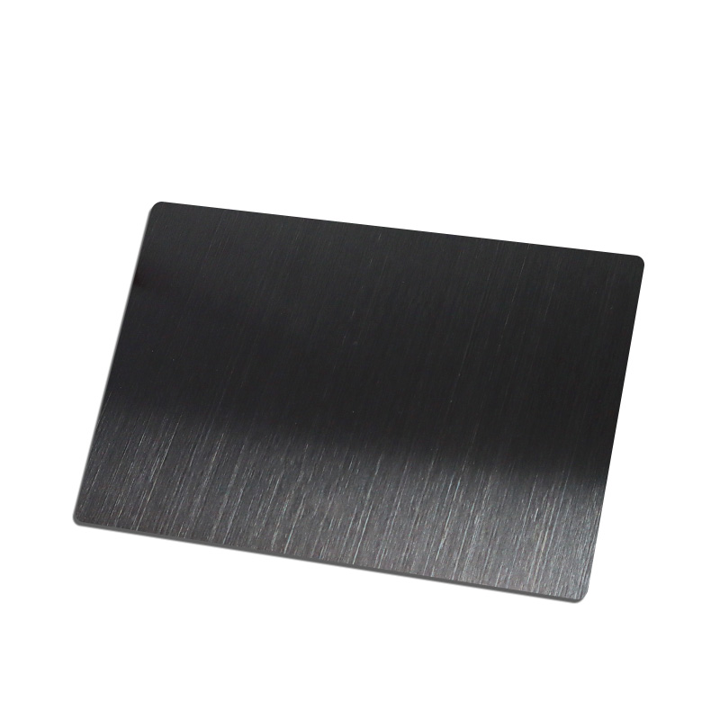 Stainless Steel Hairline Chemical Black 304 Shiny AFP Sheet