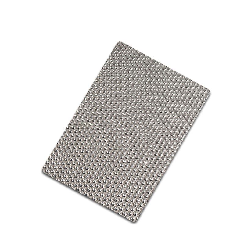 Stainless Steel Hairline Small Dots Sheet
