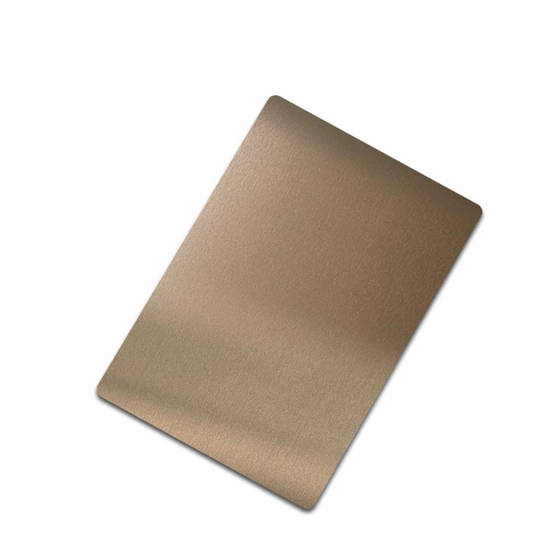 Stainless Steel NO.4 Copper Shiny AFP Sheet