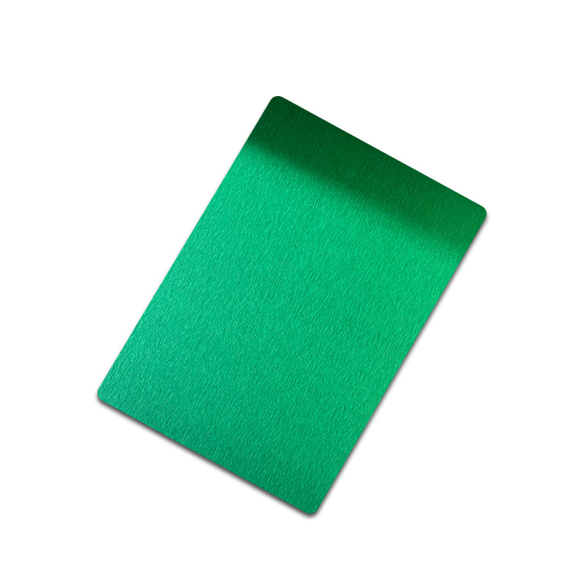 Stainles Steel NO.4 Green Shiny AFP Sheet