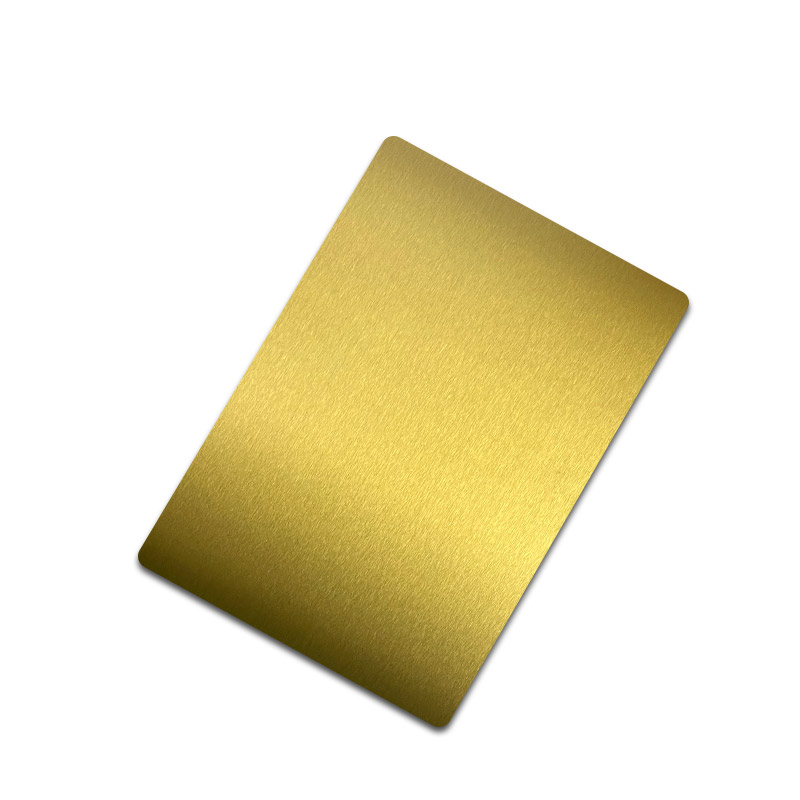 Stainless Steel NO.4 Brass Shiny AFP Sheet