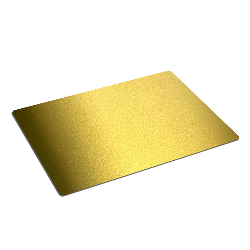 Stainless Steel NO.4 Brass Shiny AFP Sheet