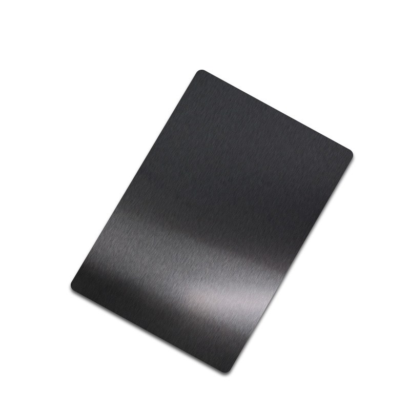 Stainless Steel 201 NO.4 Chemical Black Shiny AFP Sheet