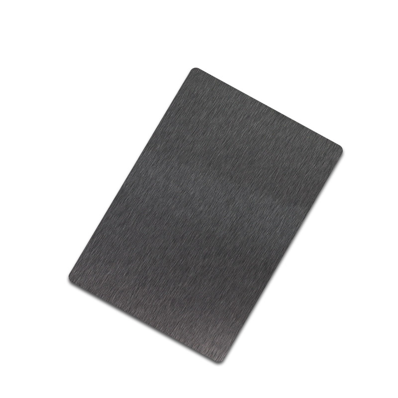 Stainless Steel 304 NO.4 Chemical Black Shiny AFP Sheet