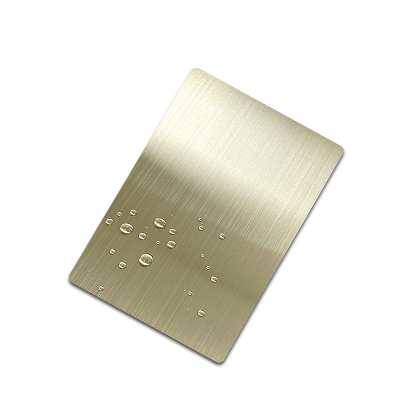 Stainless Steel Hairline Bronze Sheet