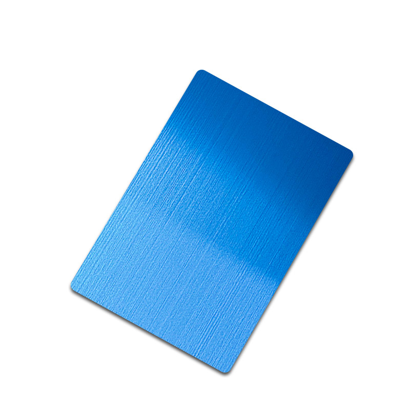 Stainless Steel Hairline Blue Sheet