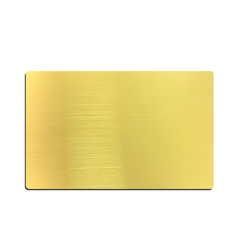 Stainless Steel Hairline K-gold Sheet