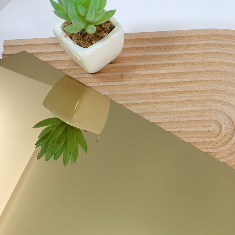 Stainless Steel Mirror Champange Gold Sheet