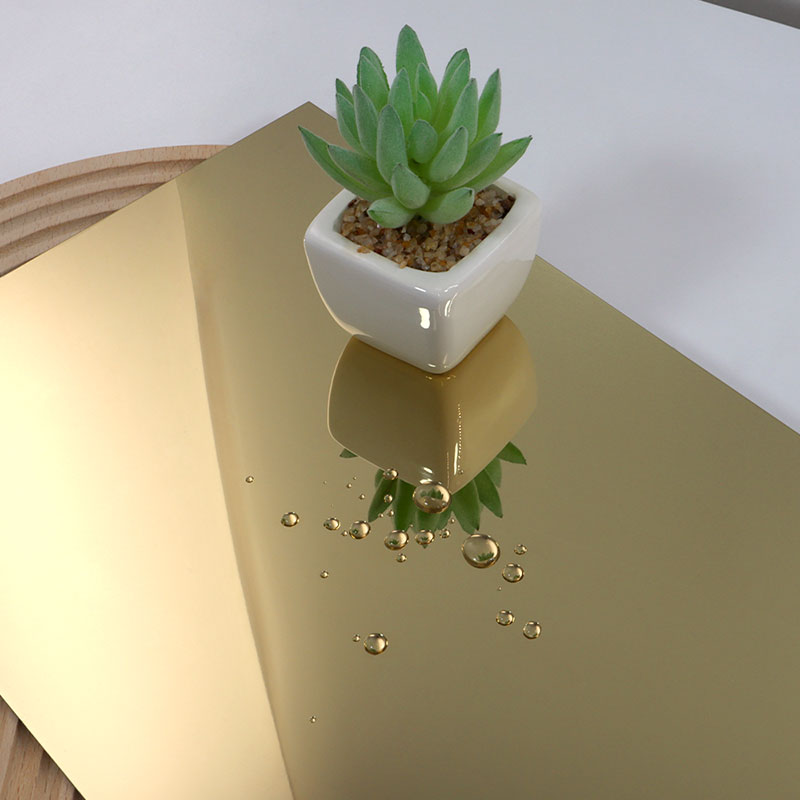 Stainless Steel Mirror Champange Gold Sheet