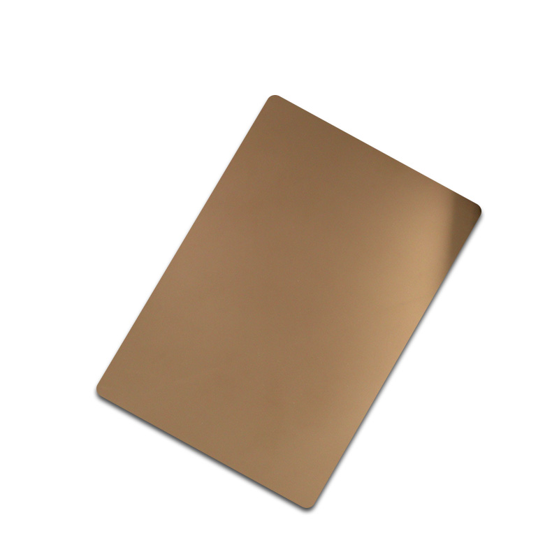 StainlessSteel Rosegold Mirror Sheet