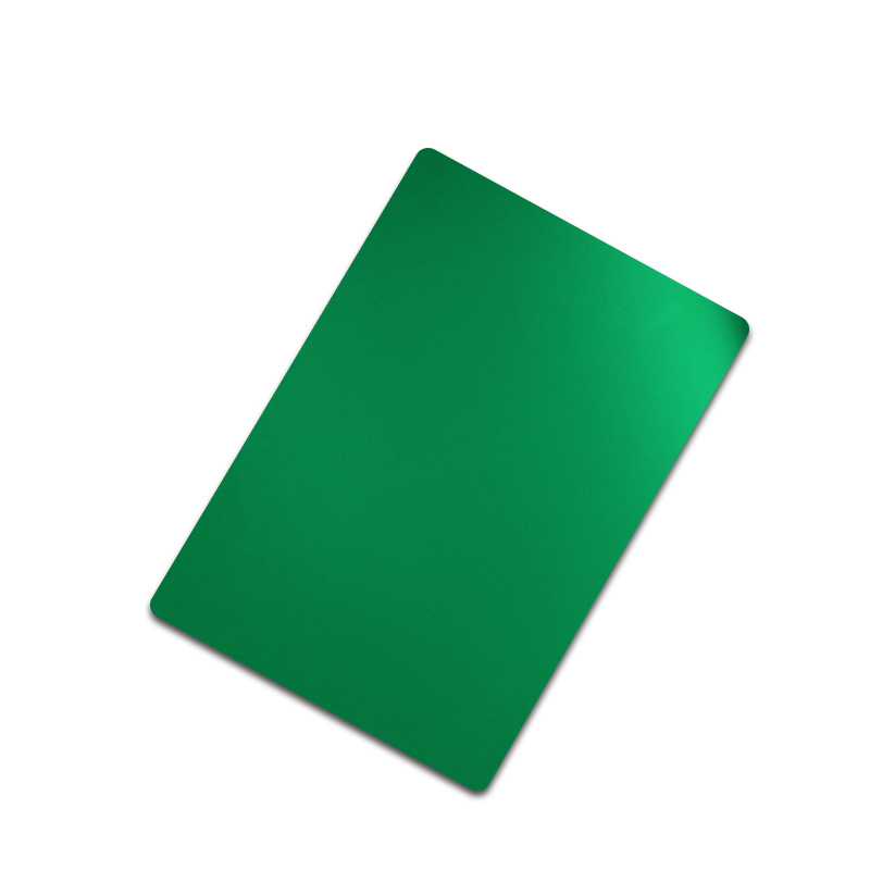 Foshan Factory Directly Supply Stainless Steel Mirror Green Sheet