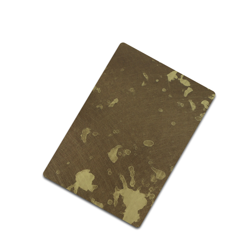 Stainless Steel Archaize Vibration Bronze-A Sheet