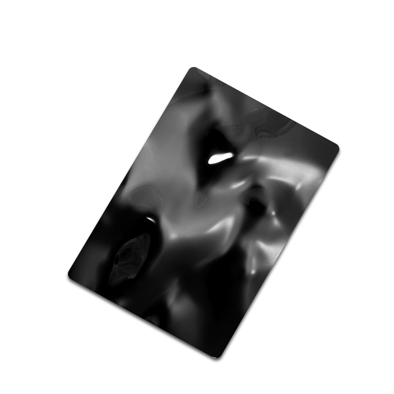 Stainless Steel Big Wave Black Water Ripple Sheet