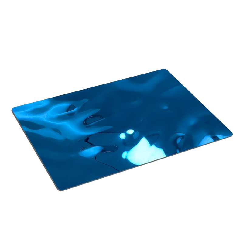 Blue Flow Water Stainless Steel Ripple Sheet