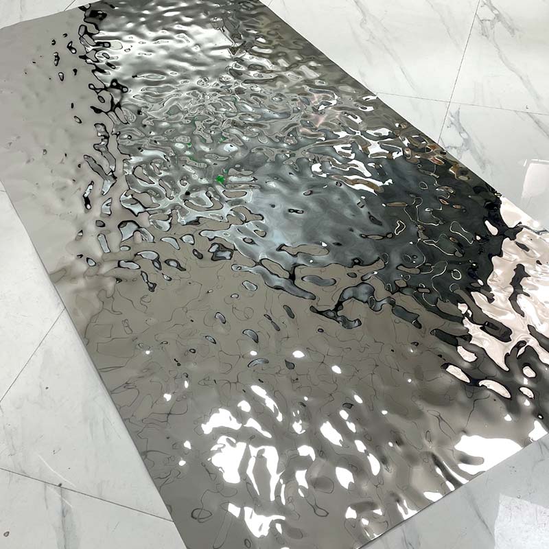 4*8ft Stainless Steel Middle Wave Water Ripple Sheet