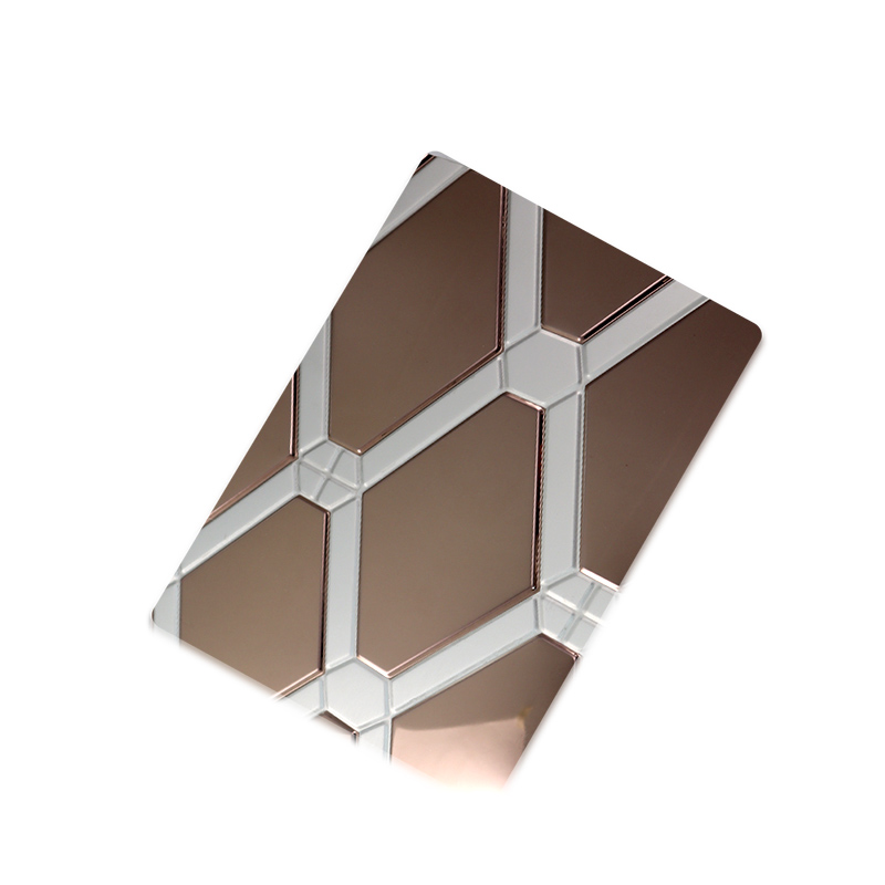 Stainless Steel Double Color Rosegold Sheet
