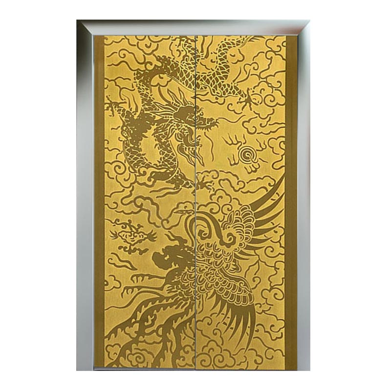 Stainless Steel Etched Hairline-A Gold Sheet