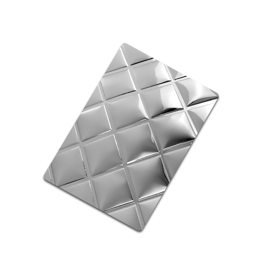 Stainless Steel Rhombus-C Embossed Color Sheet