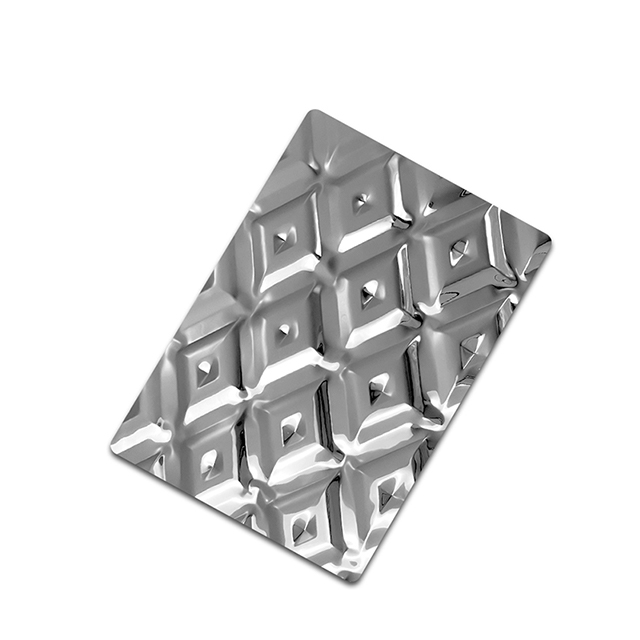 Stainless Steel Rhombus-D Embossed Color Sheet