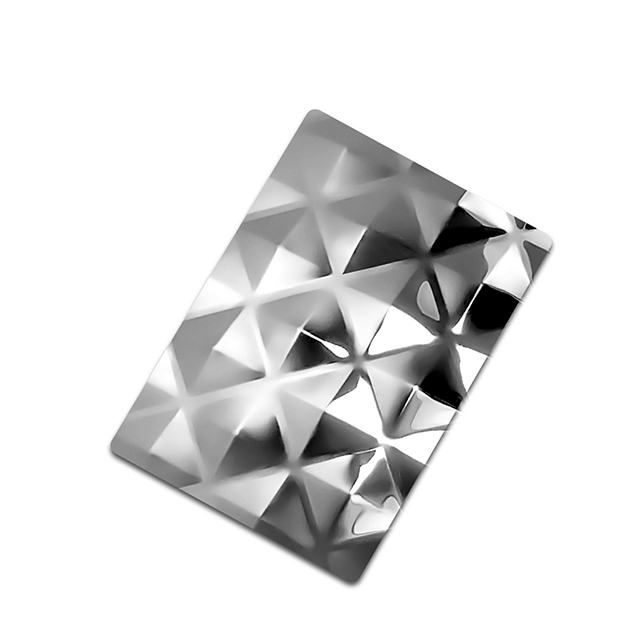 Stainless Steel Rhombus-E Embossed Color Sheet