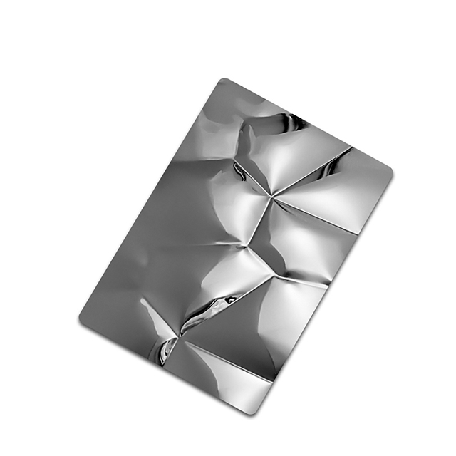 Stainless Steel Water Cube-A Embossed Decorative Sheet