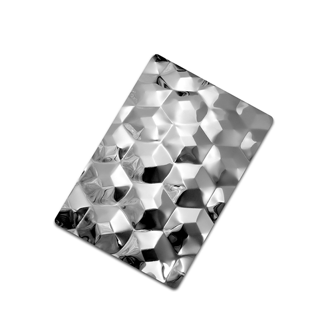 Stainless Steel Hexagon-B Embossed Decorative Sheet